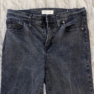 Madewell “High Riser” Black Skinny Jeans